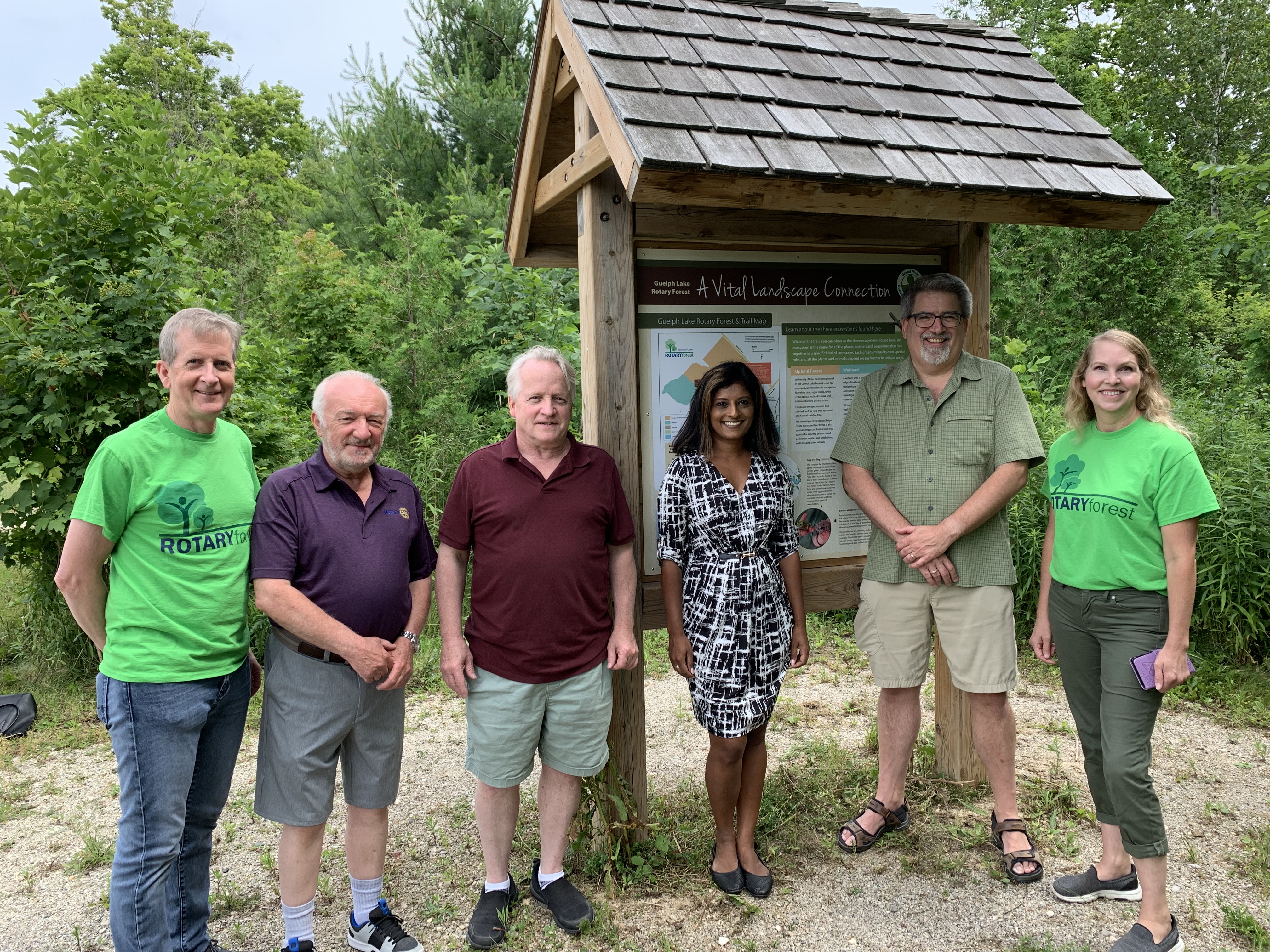 Rotary Forest Trailhead Kiosk