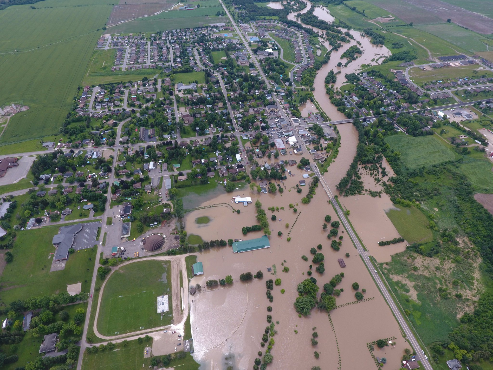 Drayton June 23 Flood