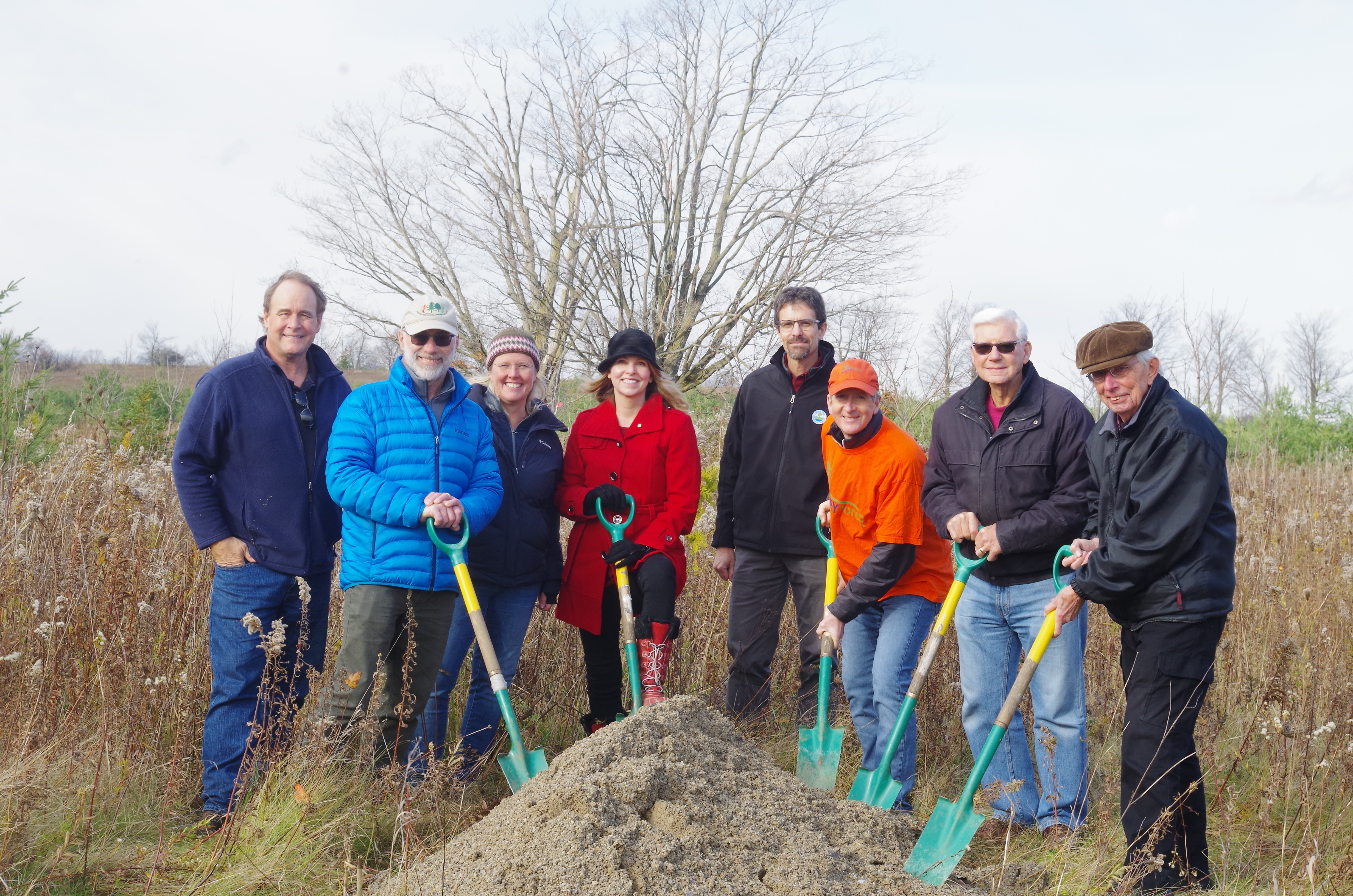 Rotary Trail ground-breaking ceremony